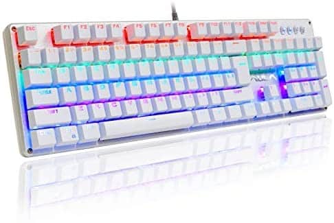 AULA Unicorn Backlit Mechanical Keyboard with Multi-color LED Illuminated Gaming Computer Keyboard, F2010