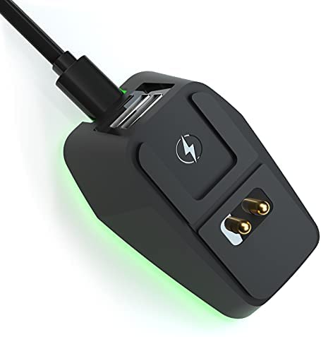Aboom Charging Dock for Razer Wireless Mouse with 2 USB Ports ，Fit for DeathAdder V2 Pro,Naga Pro,Viper Ultimate and Basilisk，with Type-C Cable and Charge Status Lighting