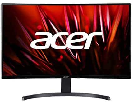 Acer ED273U Abmiipx 27″ 1500R Curved WQHD 2560 x 1440 Monitor | Adaptive-Sync Technology | 75Hz Refresh Rate | 1ms VRB | 1 x Display Port 1.2 and 2X HDMI 1.4 Ports