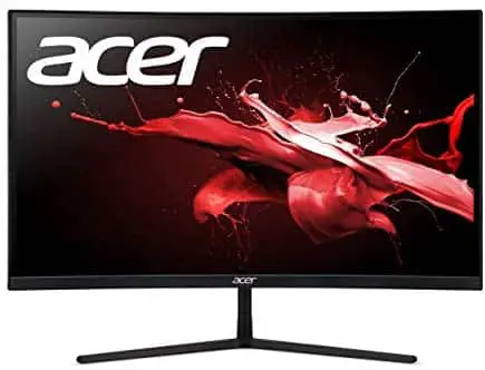 Acer EI322QUR Pbmiippx 31.5″ 1500R Curved WQHD 2560 x 1440 Gaming Monitor | AMD FreeSync Premium Pro | Up to 165Hz Refresh Rate | 1ms VRB | VESA DisplayHDR 400 | 2 x Display Ports & 2 x HDMI 2.0 Ports