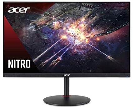 Acer Nitro XV272 Xbmiiprx 27″ Full HD (1920 x 1080) IPS Gaming Monitor with AMD Radeon FREESYNC Technology, 240Hz, Up to 0.1ms, DisplayHDR400, 99% sRGB, (2 x HDMI 2.0 Ports & 1 x Display Port), Black