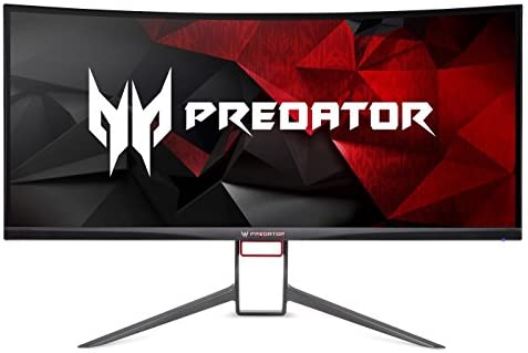 Acer Predator Gaming X34 Pbmiphzx Curved 34″ UltraWide QHD Monitor with NVIDIA G-SYNC Technology (Display Port & HDMI Port),Black