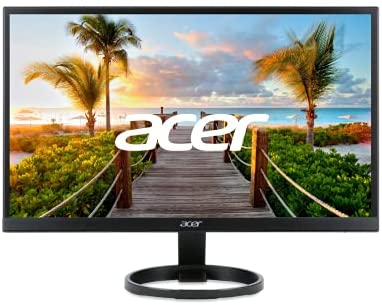 Acer R241Y Bbix 23.8″ Full HD (1920 x 1080) IPS Monitor | AMD FreeSync Technology | Ultra-Thin | Edge-to-Edge | Zero-Frame | 1ms VRB | 75Hz | (HDMI & VGA Ports)