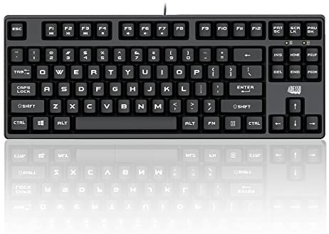 Adesso AKB-625UB – Easy Touch Compact Mechanical Gaming Keyboard,Black