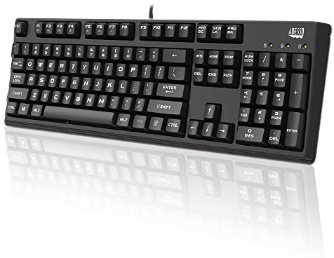 Adesso AKB-635UB- Easy Touch 635 – Full Size Mechanical Gaming Keyboard
