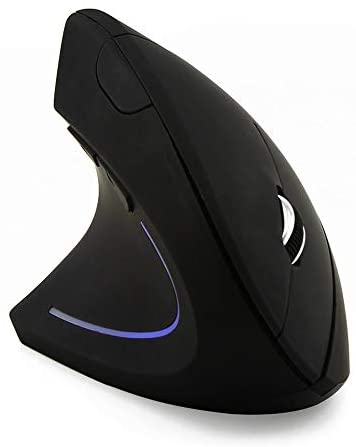 Ai5G Left Hand Mouse Vertical Mouse Wireless Computer Mice Ergonomic 2.4Ghz Mice (Wireless Mouse)