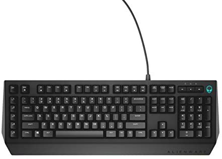 Alienware Advanced Gaming Keyboard AW568 – Alienfx RGB Lighting System – 5 Programmable Macro Key Functions