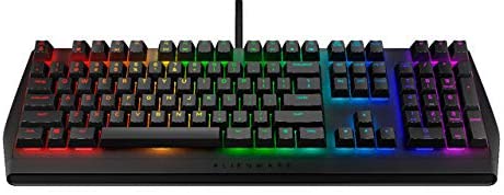 Alienware Low-Profile RGB Gaming Keyboard AW410K: Alienfx Per Key RGB LED – Cherry MX Brown Switches