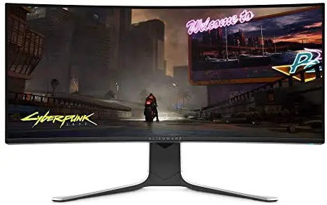 Alienware NEW Curved 34 Inch WQHD 3440 X 1440 120Hz, NVIDIA G-SYNC, IPS LED Edgelight, Monitor – Lunar Light, AW3420DW (Renewed)