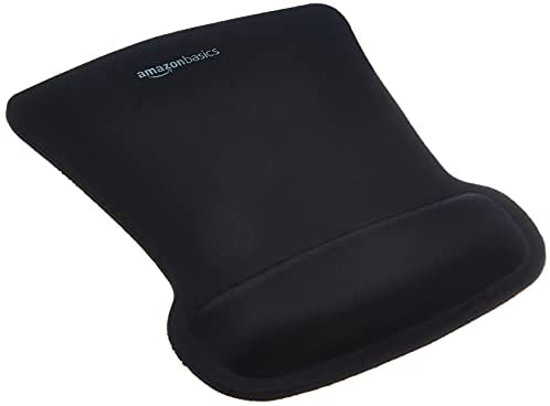 Amazon Basics Gel Computer Mouse Pad with Wrist Support Rest