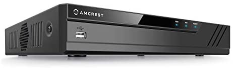 Amcrest NV4108E-HS 4K 8CH POE NVR (1080p/3MP/4MP/5MP/6MP/8MP/4K) POE Network Video Recorder – Supports up to 8 x 8MP/4K IP Cameras, 8-Channel Power Over Ethernet Supports up to 6TB HDD (Not Included)