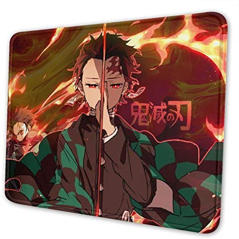 Anime Mouse Pad Gaming Mousepad with Stitched Edges Non-Slip Rubber Base for Laptop Office Home