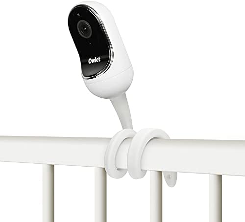 Aobelieve Flexible Twist Mount for Owlet Duo Baby Monitor and Owlet Cam, White