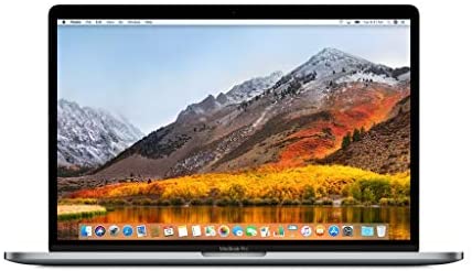 Apple 15.4in MacBook Pro Laptop (Retina, Touch Bar, 2.6GHz 6-Core Intel Core i7, 16GB RAM, 512GB SSD Storage) Space Gray (MR942LL/A) (2018 Model) (Renewed)