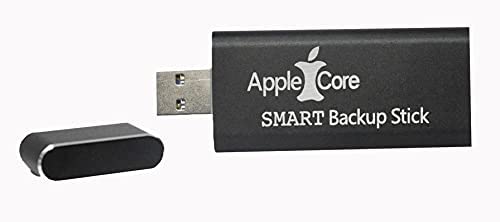 AppleCore 1 Click Smart Backup 512GB Portable Solid State External Hard Drive for Mac Computers, iMac, MacBook Air, MacBook Pro, Mac Mini, Data, Photo, Music, Document Backup, USB 3.0, Time Machine,