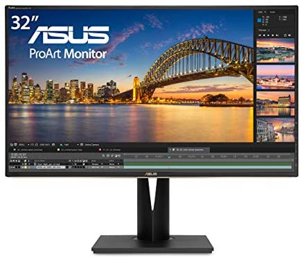 Asus ProArt PA329C 32” 4K (3840 X 2160) HDR10 Displayhdr600 Monitor 100% Adobe RGB IPS Eye Care DisplayPort USB Type-C HDMI,Black