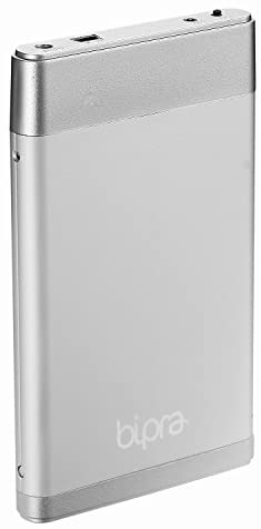 Bipra 160Gb 160 Gb External USB 2.0 Hard Drive with One Touch Back Up Software – Silver – Ntfs