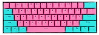 BOYI 60% Mechanical Keyboard,Boyi 61 Key Mini RGB Cherry MX Switch PBT Keycap 60% RGB Mechanical Gaming Keyboard (Cherry MX Blue Switch, BOYI Mini Color 6)