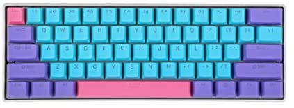 BOYI Wired 60% Mechanical Gaming Keyboard, Mini RGB Cherry MX Switch PBT Keycaps NKRO Programmable Type-C Keyboard for Gaming and Working(Joker Color,Cherry MX Blue Switch)