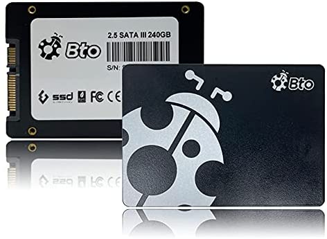 BTO 240GB SSD, SATA 22pin 2.5 inch Solid State Drive, Internal SSD Replacement for HDD for Premium Performance, Compatible with Laptop, Desktop, PC, Tower, High Speed Read & Write.