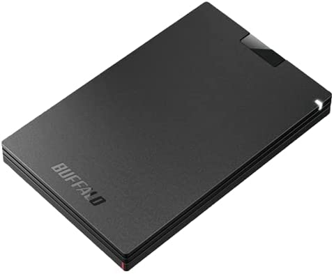 BUFFALO External SSD 1TB – Compatible with PS4 / PS5 / Windows/Mac – USB-C – USB 3.2 – External Solid State Drive – SSD-PG1.0U3B