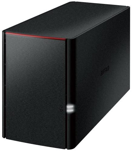 BUFFALO LinkStation SoHo 220 2-Bay Desktop 8TB Home Office Private Cloud Data Storage with Hard Drives Included