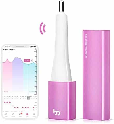 Basal Thermometer for Ovulation, Smart Quiet BBT Thermometer with Bluetooth for Nature Family Planning, Fertility Monitor and Period Tracker with Femometer APP (iOS & Android) from Femometer Vinca