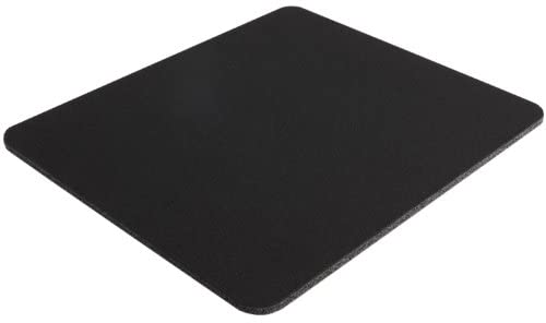 Belkin Standard 8-Inch by 9-Inch Computer Mouse Pad with Neoprene Backing and Jersey Surface (Black) (F8E089-BLK)