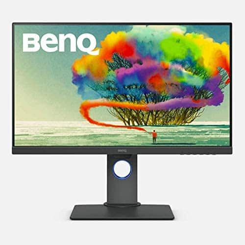 BenQ 27” 2K QHD Monitor, Commercial/Graphics Design, Video Editing (PD2705Q), 100% sRGB, HDR, Grey, 27″ QHD HDR USB-C (Factory Calibrated) (Renewed)