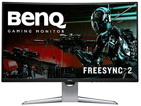 BenQ EX3203R 32 inch 144Hz Curved Gaming Monitor | WQHD (2560 x 1440) | FreeSync 2 | DisplayHDR 400 (31.5″ Display)