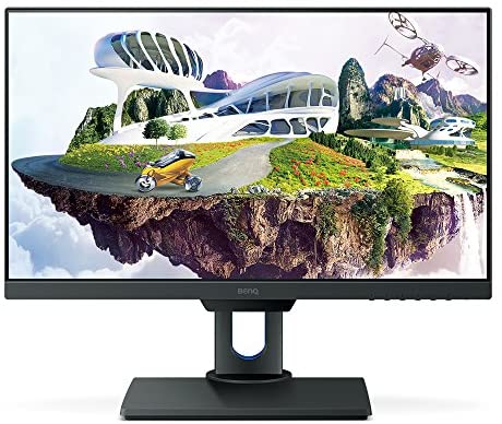 BenQ PD2500Q 25 inch QHD 1440p IPS Monitor | 100% sRGB |AQCOLOR Technology for Accurate Reproduction for Professionals, Black, 25-inch (WQHD, Factory-calibrated)