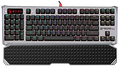 Bloody B845 Light Strike (LK) Optical Mechanical Gaming Keyboard – RGB LED Backlit – LK Blue Switch – Left Handed Keyboard
