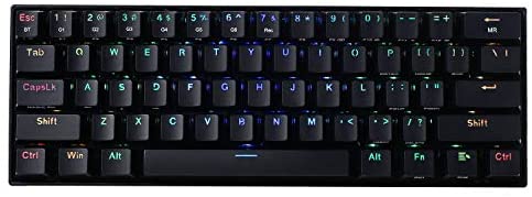 Bluetooth 61 Key Backlit Computer Mechanical Gaming Wireless Keyboard