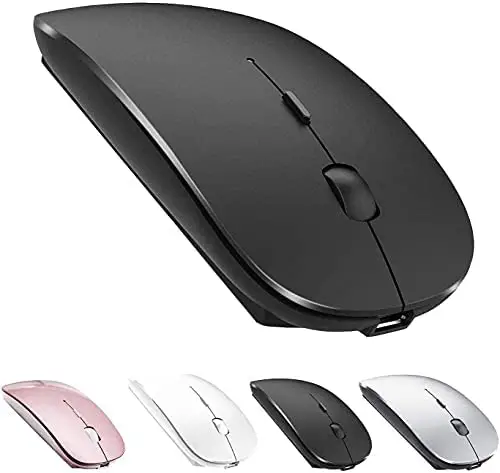 Bluetooth Mouse,Rechargeable Wireless Mouse for MacBook Pro/MacBook Air,Bluetooth Wireless Mouse for Laptop/PC/Mac/iPad pro/Computer