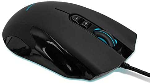 Brookstone USB Wired Gaming Mouse with Scroll Wheel, 4/5 Selectable DPI Settings, and Lighting Effects, Mac and PC Compatible (V1 (5 DPI))