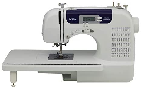 Brother Sewing and Quilting Machine, CS6000i, 60 Built-in Stitches, 2.0″ LCD Display, Wide Table, 9 Included Sewing Feet