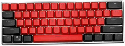 CORN 61 Key Layout OEM Profile PBT Thick Keycaps(Keycaps only) for 60% Mechanical Keyboard for Anne PRO2,Ducly one 2 Mini,RK61,GANSS ALT61,IKBC Poker,GH60,iqunix f60,with Key Puller