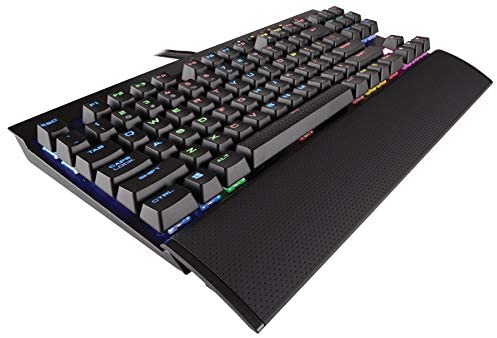 CORSAIR K65 RAPIDFIRE – RGB Backlit Mechanical Gaming Keyboard – USB Passthrough & Media Controls – Fastest & Linear – Cherry MX Speed