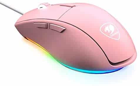 COUGAR Minos XT RGB Gaming Mouse w/ 4000 DPI (Pink) (CGR-Minos XT 2)