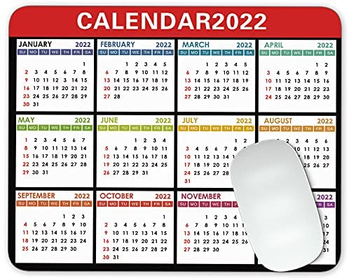 Calendar 2022, Seasons of Different Colo Mouse Pad Office Mouse Pad Gaming Mouse Pad Mat Mouse Pad