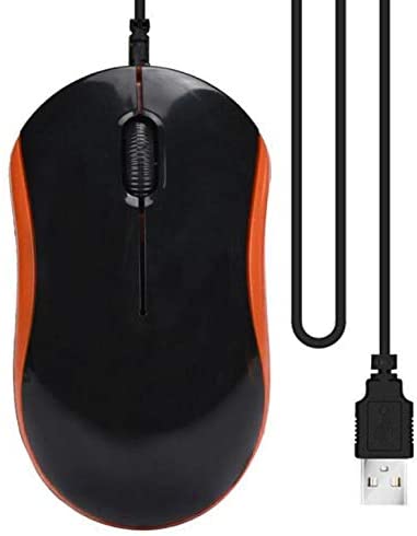 Calvas New 1pc USB Cable Gaming Mouse Wired Optical Mouse Mice For Computer PC Laptop fe8