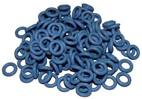 Captain O-Ring – Rubber Oring Keyboard Switch Dampeners Blue [40A-R 0.4mm] Reduction (135 pcs w/Screen Cloth)
