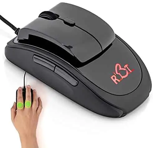 Carpal Tunnel Mouse Wrist Resting Ergonomics QuadraClicks RBT Doctors Recommended Reduce Numbness Tingling Fingers Support for Arthritic Hands #3D#CAD#Draft#Sculpt#Gaming