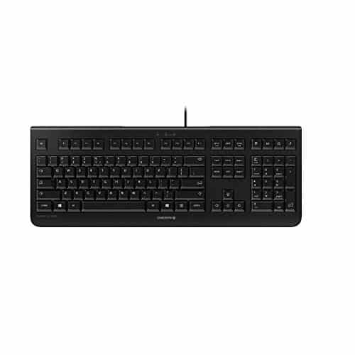 Cherry WhisperKey Economy Keyboard, Black – 104 Keys – JK-0800EU-2