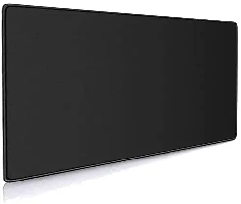Cmhoo XXL Professional Large Mouse Pad & Computer Game Mouse Mat (35.4×15.7×0.12IN, 90×40 Black)