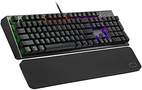 Cooler Master CK550 V2 Gaming Mechanical Keyboard Brown Switch with RGB Backlighting, On-The-Fly Controls, and Hybrid Key Rollover, CK-550-GKTM1-US