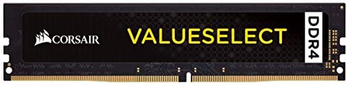 Corsair CMV8GX4M1A2666C18 Value Select 8GB DDR4 2666 C18 1.2V Desktop – Intel Core X and AMD Ryzen Series Computer Internal Memory