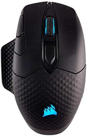 Corsair Dark Core RGB SE Performance Wired/Wireless Gaming Mouse with Qi Wireless Charging, Black, Backlit RGB LED, 16000 DPI, Optical (CH-9315311-NA)