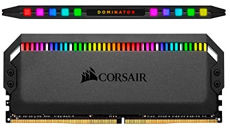 Corsair Dominator Platinum RGB 32GB (4x8GB) DDR4 3200 (PC4-25600) C16 1.35V Desktop Memory – Black