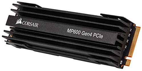 Corsair Force Series MP600 1TB Gen4 PCIe X4 NVMe M.2 SSD, Up to 4,950 MB/s (CSSD-F1000GBMP600)
